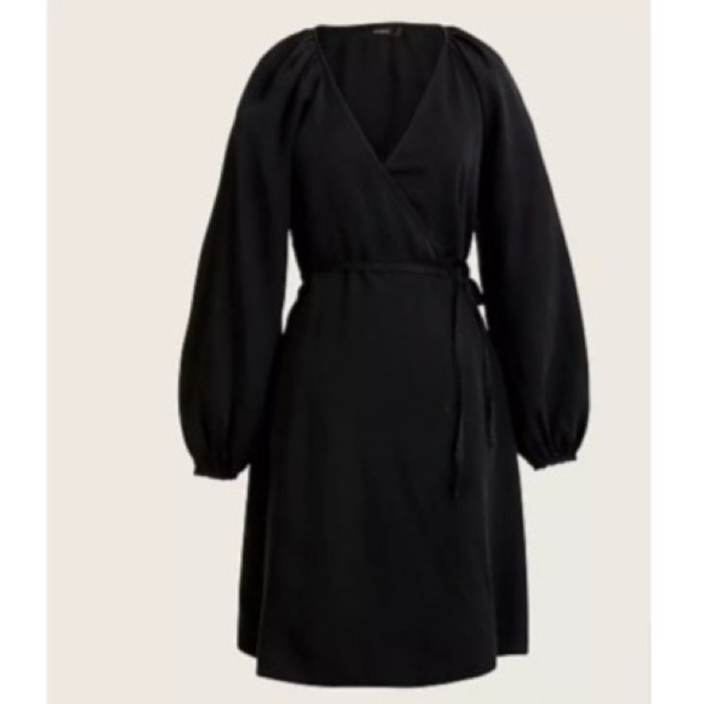 J. Crew Drapey Wrap Mini Dress